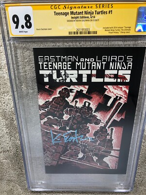 Teenage Mutant Ninja Turtles 1 CGC SS 9.8 Eastman 6/14 Insight Ed
