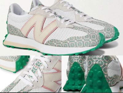 New Balance + Casablanca 327 Suede-Trimmed Leather Sneakers Schuhe Shoes 42.5