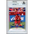 Kyle Beckerman Signed 2012 Upper Deck MLS #92 Card AUTO Beckett Real Salt Lake