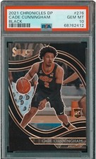 2021-22 Chronicles Select 276 Cade Cunningham Black Prizm Courtside PSA 10 Pop 3