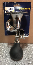 Bike Shop Bike Horn Bell Bicycle Horn Fun Sound Black Chrome Free Shipping D11