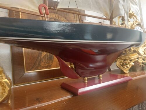 PENDUICK BARCA VELIERO IN LEGNO L70 X14 H86 - Foto 12 di 24