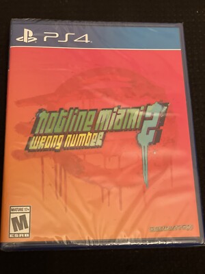Hotline Miami 2: Falsche Nummer (Sony PlayStation 4 PS4) - BRANDNEU VERSIEGELT