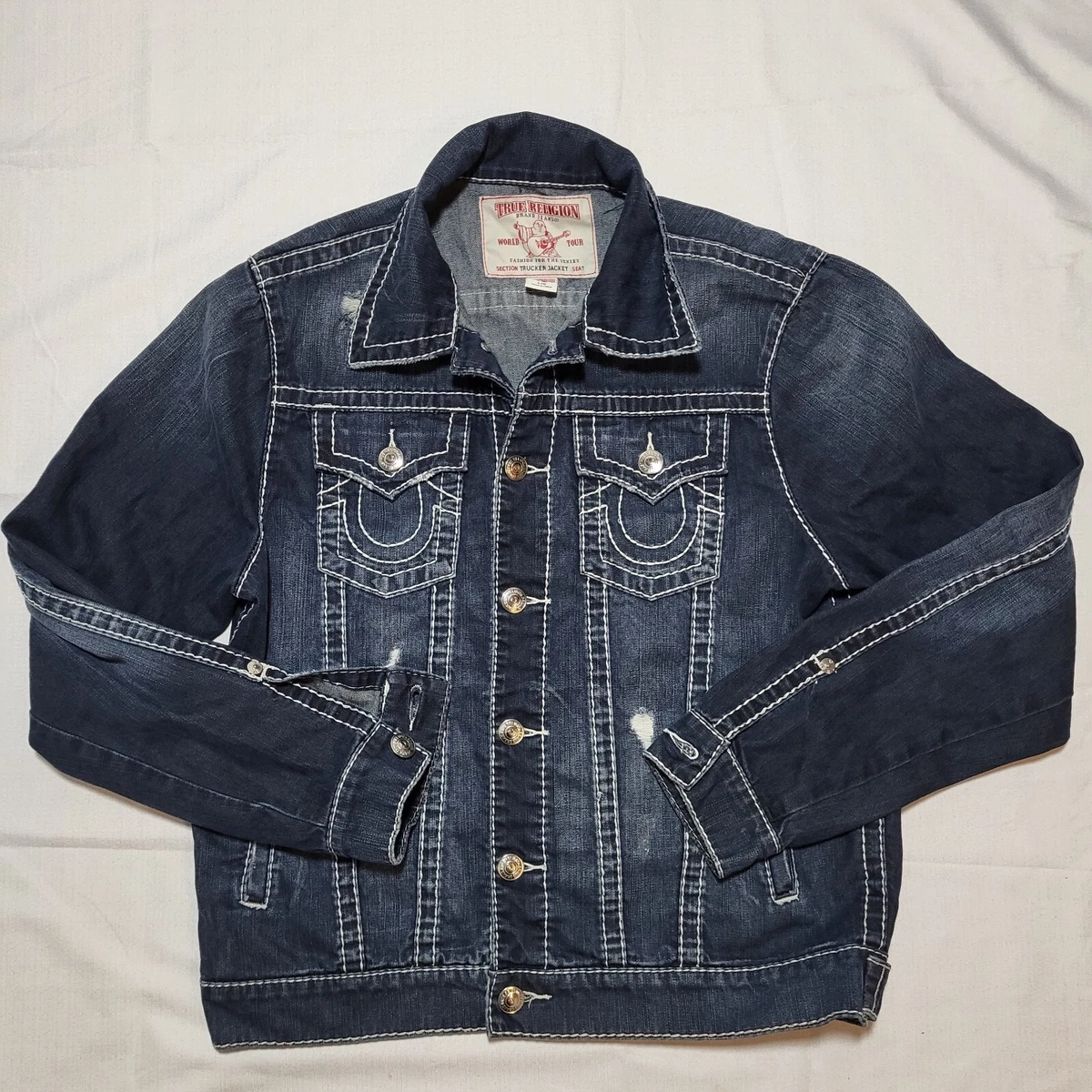 True religion graffiti trucker best sale jacket