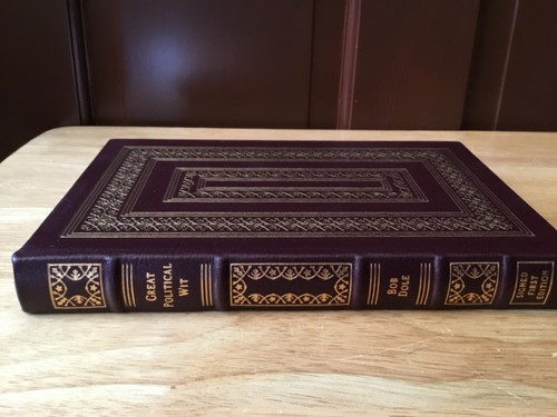 (SSG) Senator BOB DOLE Signed 1st - Limited Edition Easton Press Leather Book - Imagen 7 de 11