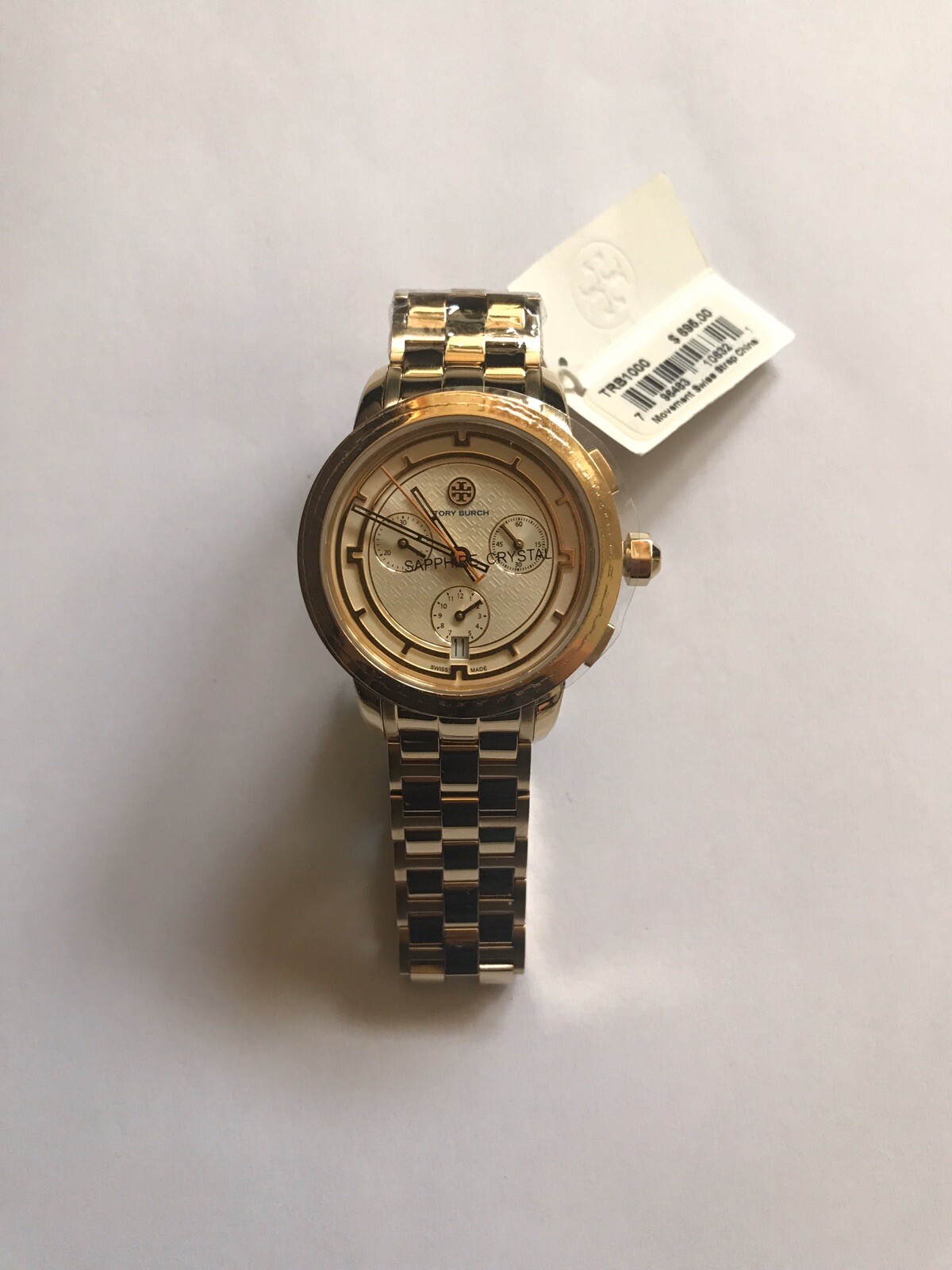 NUEVO! RELOJ TORY BURCH TRB1000 $695 PRECIO DE VENTA. ¡CON CAJA! | eBay