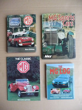 MG CARS. Four books in very good condition.