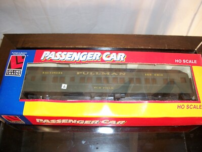 Life-Like HO Pullman Passenger Car, B & O Railroad Elm Field NEW with BOX