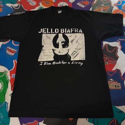 Vtg 1991 Jello Biafra Dead Kennedys I Blow Minds For A Living T