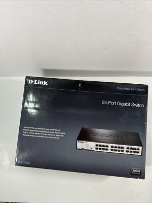 D-LINK For Business DGS-1024D 24-Port Gigabit Unmanaged Rackmount Switch New