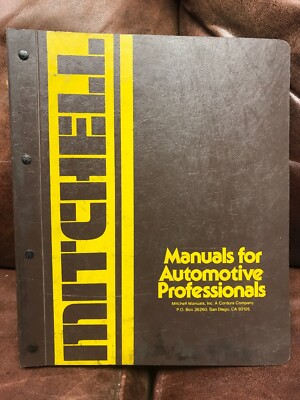 Mitchell Emission Control Service & Repair Imported Cars Vol. 1 *Dirty* 1968-74