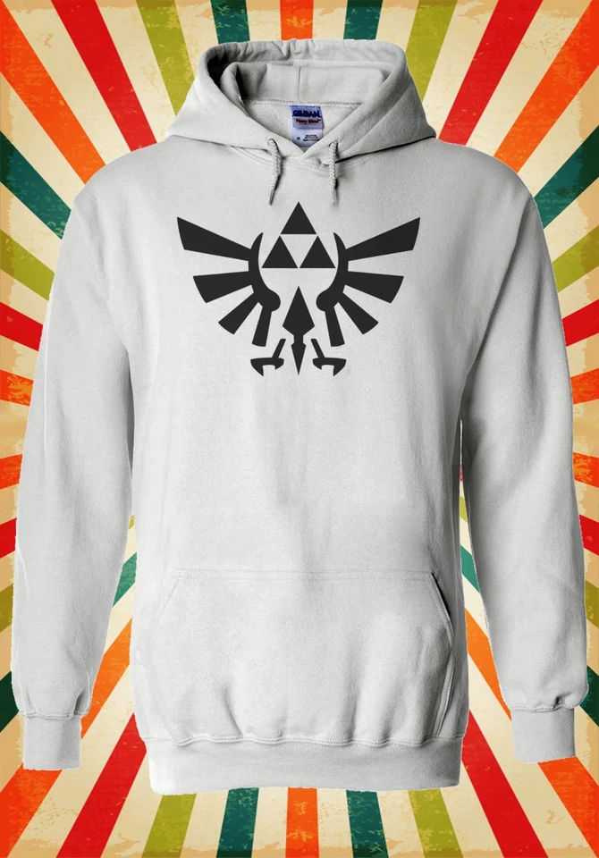 Legend of Zelda Triforce Legion Juego Hombres Mujeres Unisex Top Sudadera con Capucha Sudadera 161E - Imagen 4 de 4
