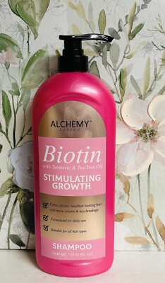 Alchemy Living ~ Biotin Stimulating Growth Shampoo with Turmeric & Tea Tree Oil