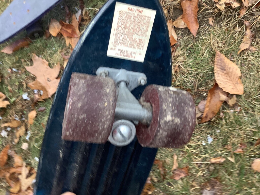 Vintage NASH Clear BLUE Acrylic Translucent Skateboard