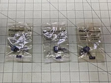 3 Dialight 570-29 Mini Momentary Toggle Switch DPST Panel Mount 6-Pin Solder Lug