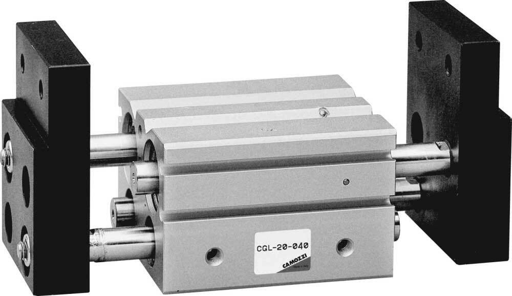 CGL-32-120, pinza paralela de apertura ancha-32 mm diámetro-120 mm carrera | Camozzi