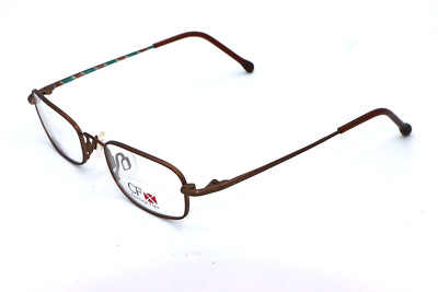 NEW CHARMANT CONCEPT FLEX CX7522 BR BROWN AUTHENTIC FRAMES EYEGLASSES 44-18