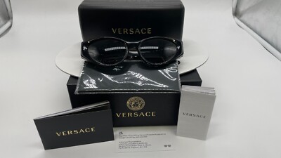 Brand New VERSACE Sunglasses VE 4454 GB1/87 Black/Dark Grey  display picture 1
