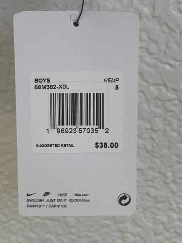Nike Kids Graphic Print Cotton Blend Pullover Hoodie Size: S (10) NWT - Picture 7 of 7