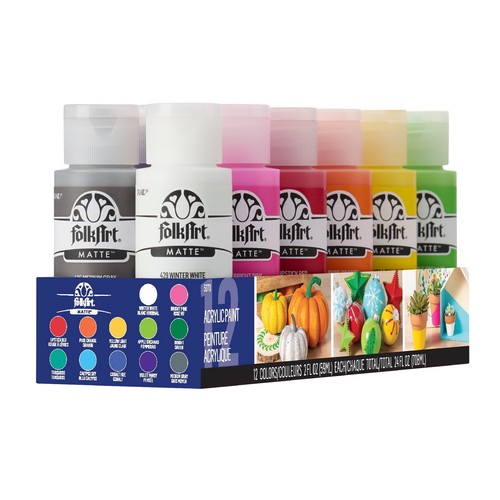 Folk Art Acrylic Paint Set, Festival, 24 fl oz, 12 Piece. Best Price eBay