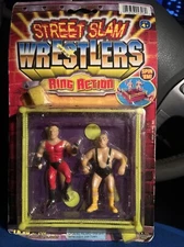 Street Slam Wrestlers Bad Boyz Vintage Wrestling Figure Ja-Ru with WWE Belt NEW 