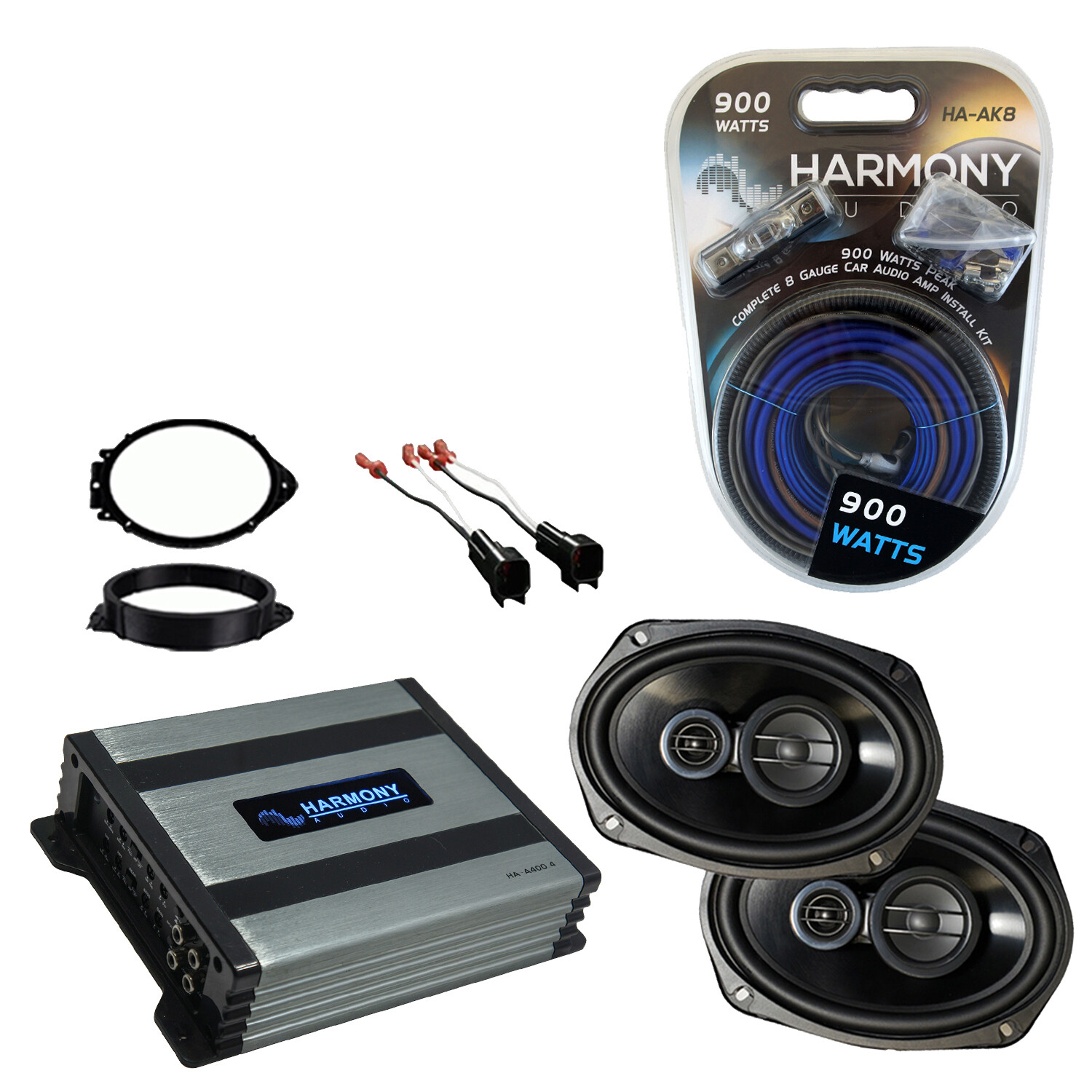 GMC Canyon Crew Cab 2015-2018 Factory Speaker Upgrade Package R69 & HA-A400.4