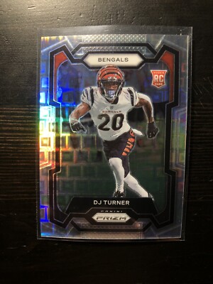 2023 Panini Prizm DJ Turner Bengals Rookie #319 Pandora /400 PWE QTY READ