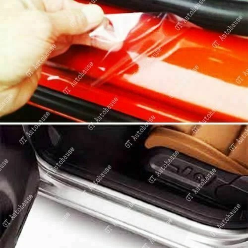 Lámina de vinilo de protección de pintura de borde de puerta o borde de puerta transparente automático de 6" x 60" Foto 4 de 4