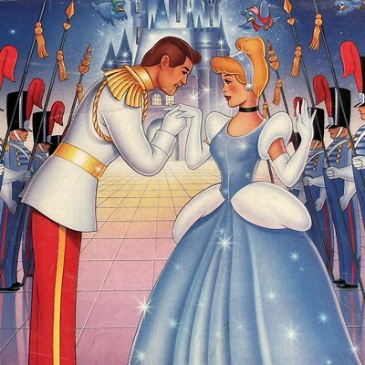 1987 Cinderella - McDonalds Paint with Water Disney Coloring Book