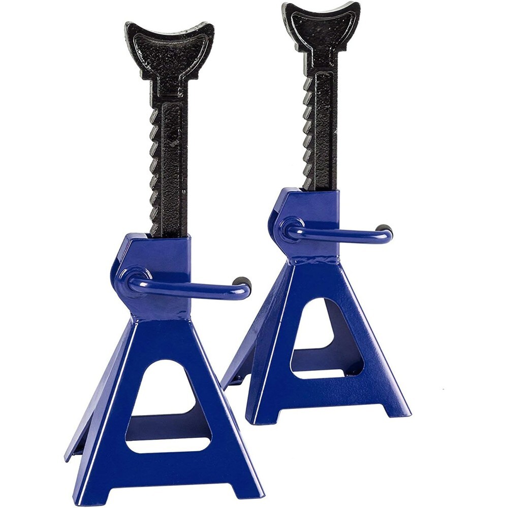 COPPIA CAVALLETTI CAVALLETTO DI SOSTEGNO CRIC OFFICINA 2Ton AUTO MOTO CAMPER