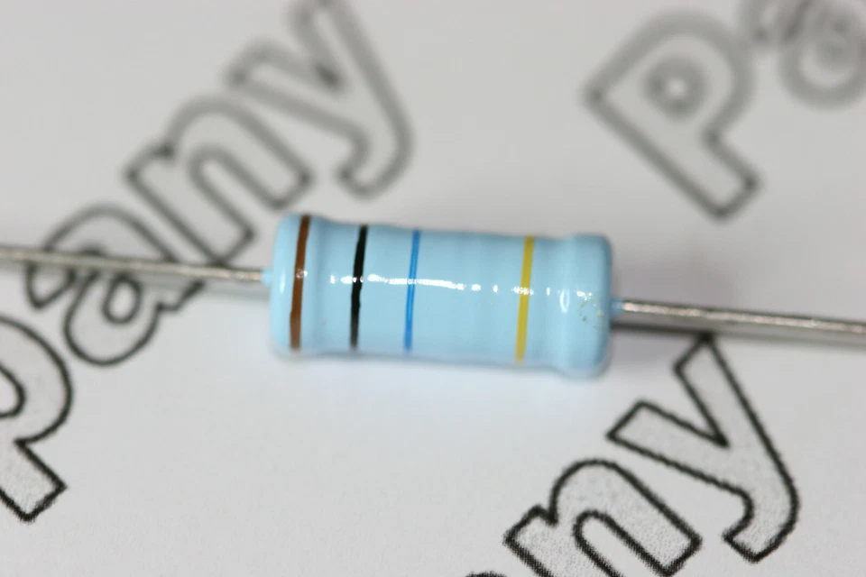 VISHAY BCCOMPONENTS 2x 10M 1W 5% 10kV VR68 High Ohmic High Voltage Metal Film Resistors 10MOhm