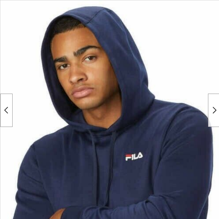 FELPA CON CAPPUCCIO UOMO FILA PERFORMANCE (SMALL BLU NAVY) NUOVA CON ETICHETTE