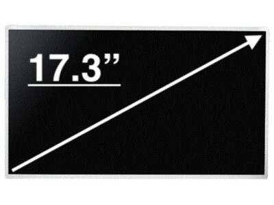 Schermo LCD LED 17.3 Pollici Per Laptop, WXGA++ 1600x900, Compatibile Universale, Nero