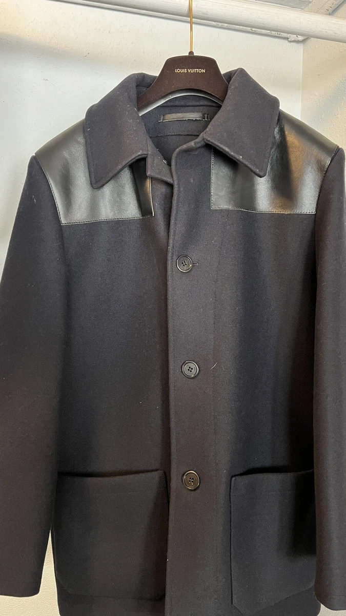 louis vuitton leather jacket for men