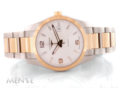 NEU - Longines Conquest Classic L2.785.5 Stahl - Gold 40 mm B+P 2023 (14254)