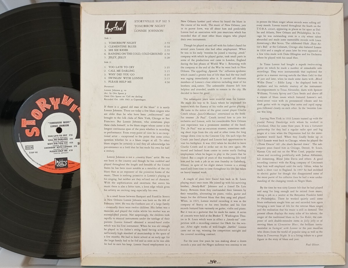 Lonnie Johnson Portraits In Blues Vol. 6 - Vinyl LP 33 RPM