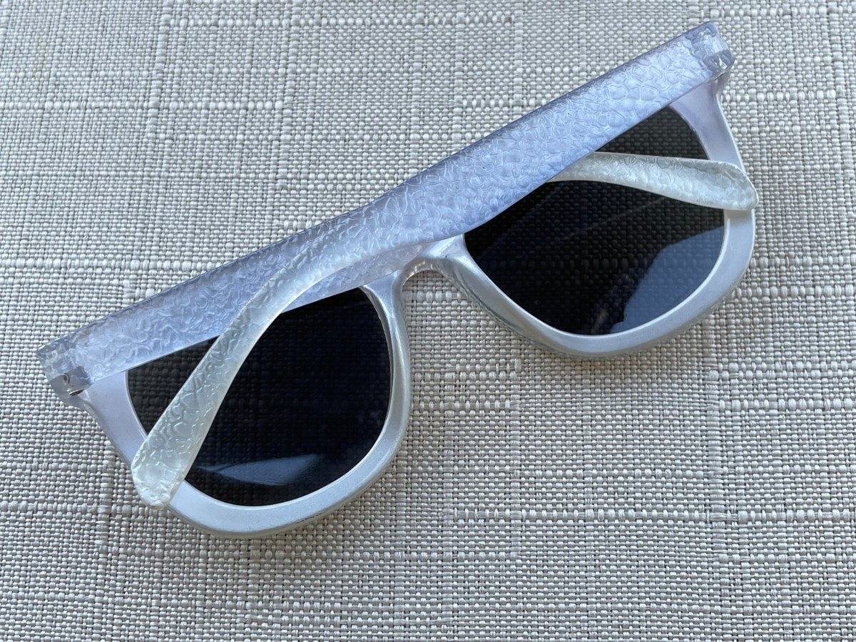 Disney Girl Sunglasses White Sparkling Frame youth Eye Wear 