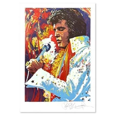 Paul Blaine Henrie (1932-1999), "Elvis" Limited Edition Serigraph, Numbered and
