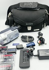 SONY DCR-TRV350 Digital 8 Handycam - Charger - Remote - Case - Fully Tested