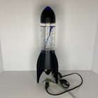 2000’s Vintage 16” Blue/Light Rocket Swirling Tornado Accent Lamp Light