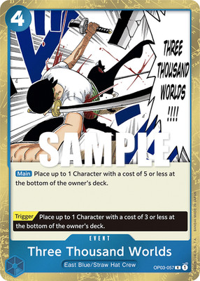 Three Thousand Worlds OP03-057 Pillars of Strength Foil (R) 
