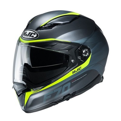 Motorradhelm Integral HJC F70 Gelb, Grau Feron Mc4gsf HJC