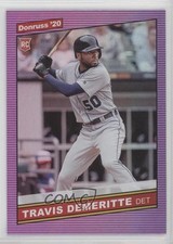2020 Panini Donruss Retro 1986 Holo Pink Travis Demeritte (Base) #250 2u3