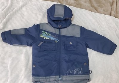 Souris mini Snow Jacket Childs size  2  Jacket Zipper On Left Blue
