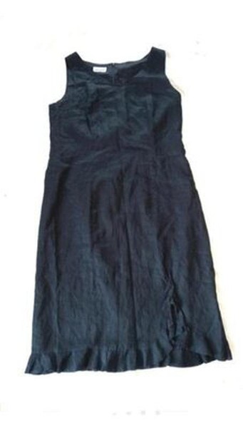Women Gerry Weber Dress Black Linen 40 / L / 48 #84AH