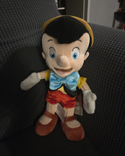NWT Disney Store Pinocchio Plush Stuffed Animal Doll 11 inch.