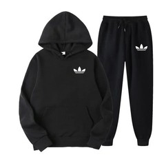 2025 Men  s Hooded Tracksuit Set Jogging Sportswear Casual Two-Piece Outfit
