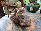 LIFE SIZE RATTLE SNAKE. Ultra Realistic for Home or Garden. Vivid Arts Real Life