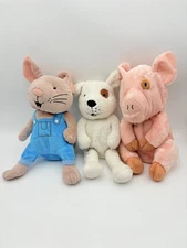 If you give a mouse a Cookie Plush Lot Set Dog a Donut Pig a Pancake 3 PCS