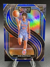 2024-25 Panini Select - Premier Level Bobi Klintman #190 Blue Prizm (RC)